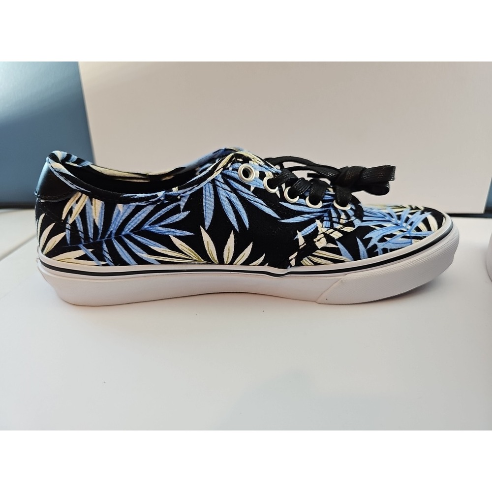 Tropical Vans Blue & Black Ortholite Low Top Women's Size 8.5 - Picture 6 of 9